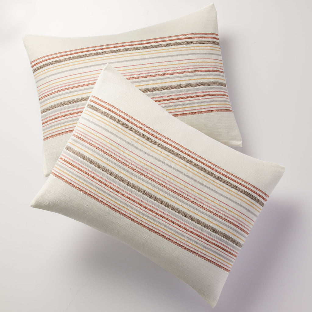 3-Piece Red Yarn Dye Stripe Comforter Set, Full/Queen - Image 4