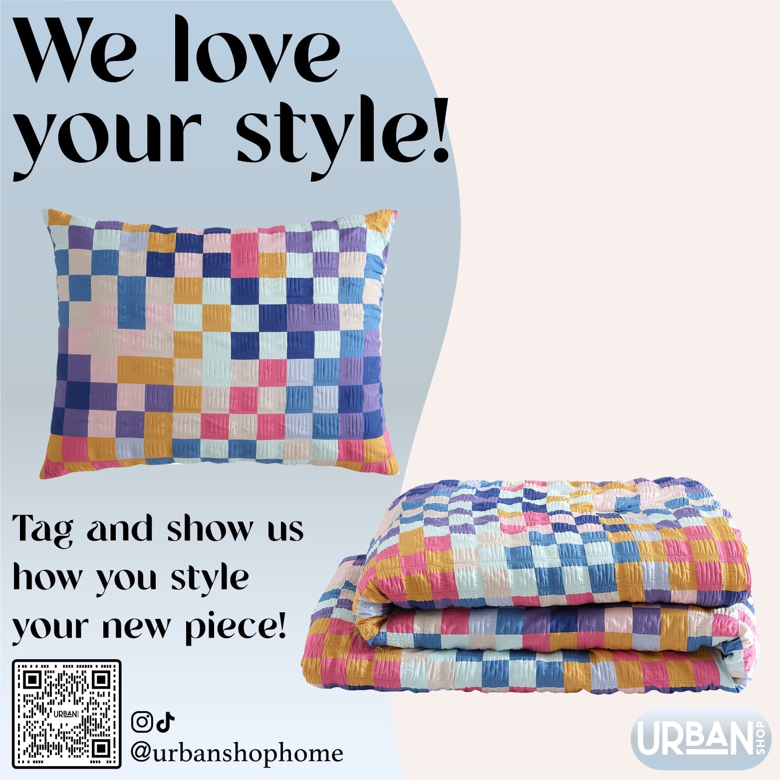 2-Piece Textured Multi-Check Comforter Set, Twin/TwinXL - Image 3