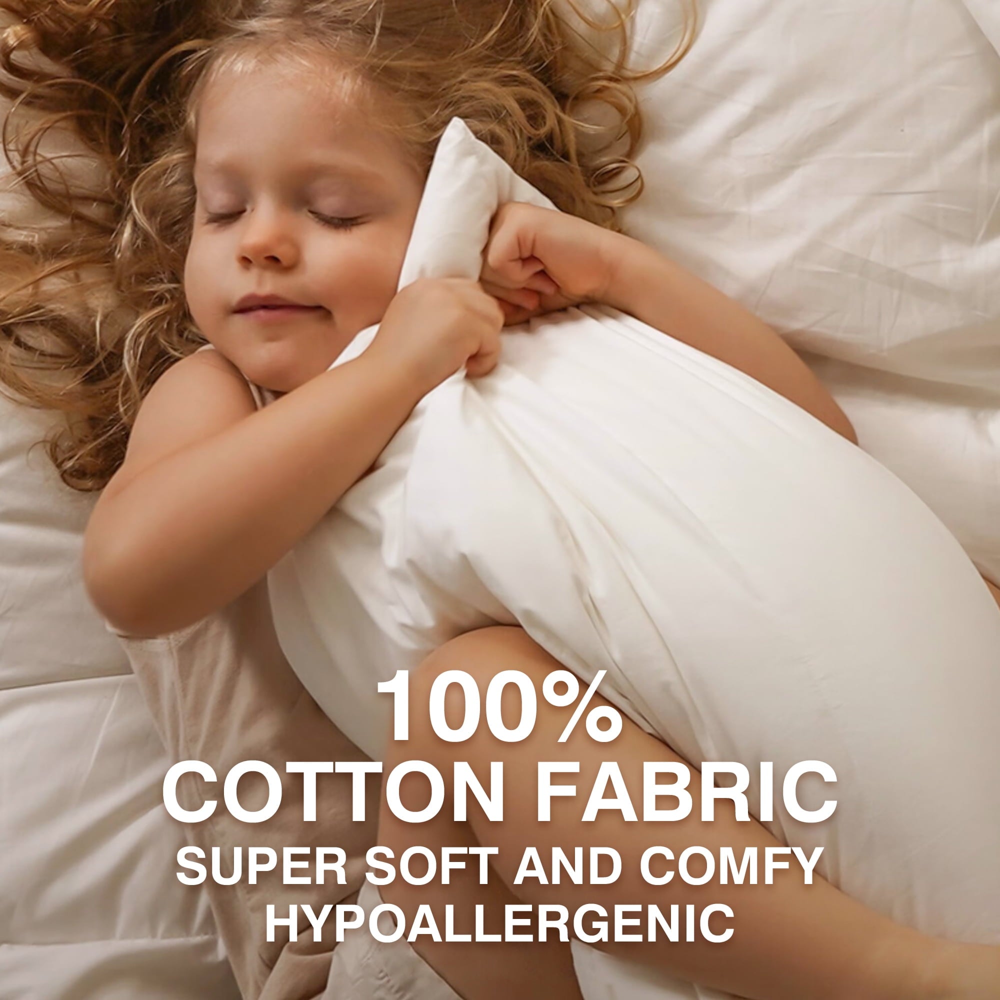Pillows and Bed Pillows Queen Size for Sleeping,With 2 Set of Soft Cotton Cover- Pack of 2 - Image 2