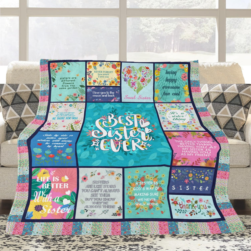 Sister Gifts Blanket for Birthday, Mother's Day, Christmas - Big Sister Gift Ideas - Image 2