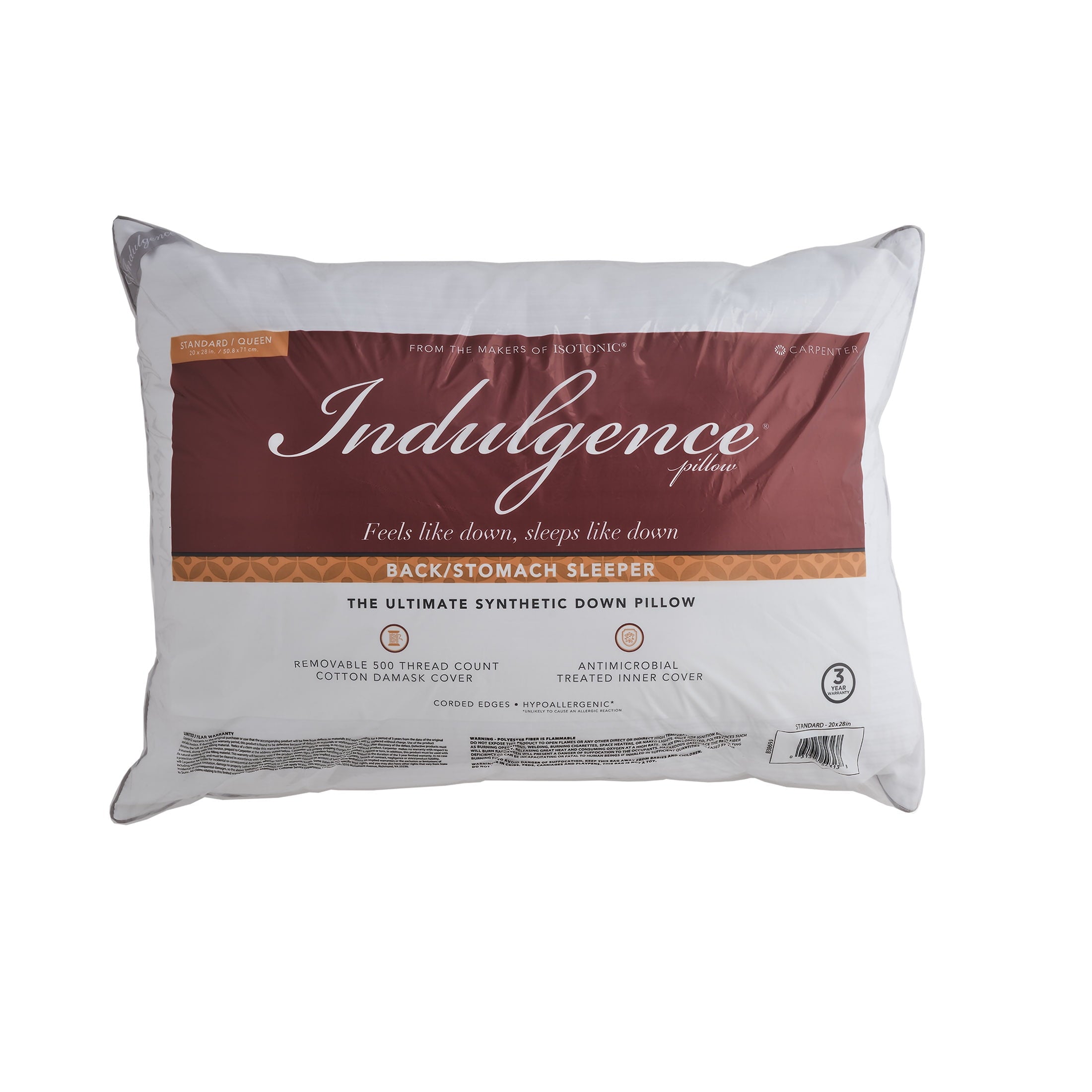 Down Alternative Bed Pillow, Standard/Queen - Image 5
