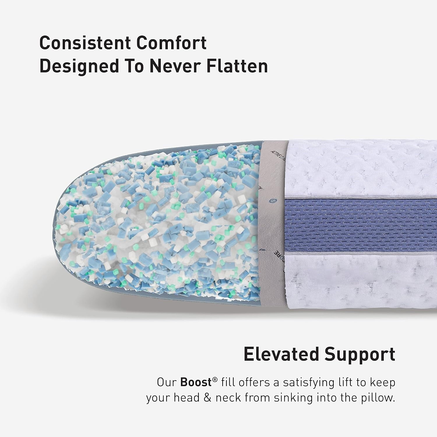 Balance Performance Pillow – 2.0 - Moisture Wicking Bed Pillow for All Sleep Positions - Medium Firmness Bed Pillow -... - Image 5