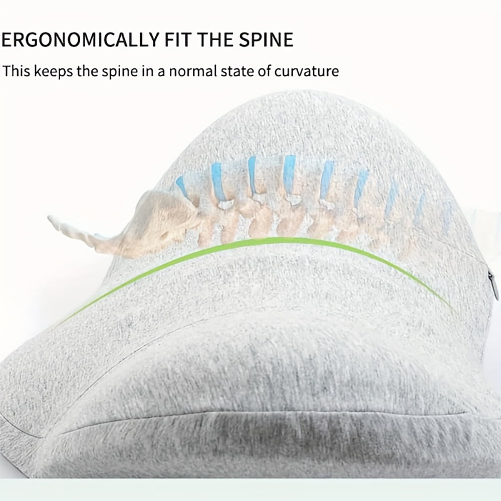 Eoumupi Effective Support Adult Breathable Lumbar Bed Pillow, Soft, 1 Pack - Image 4