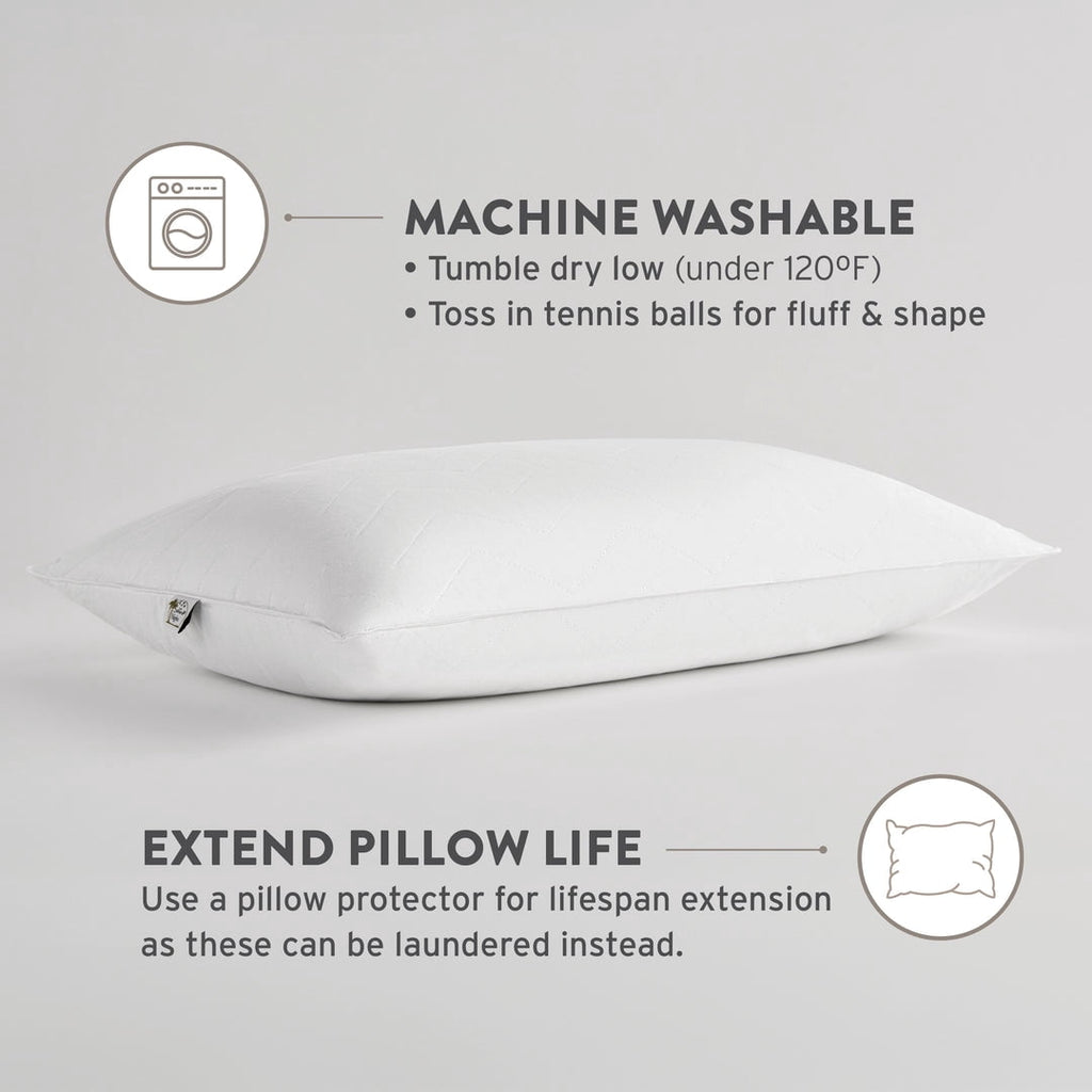Sahara Nights | Stomach & Back Sleeper Pillow for Adults | , 100% Cotton Case, Gel Fiber Fill | Soft, Machine Washabl... - Image 2