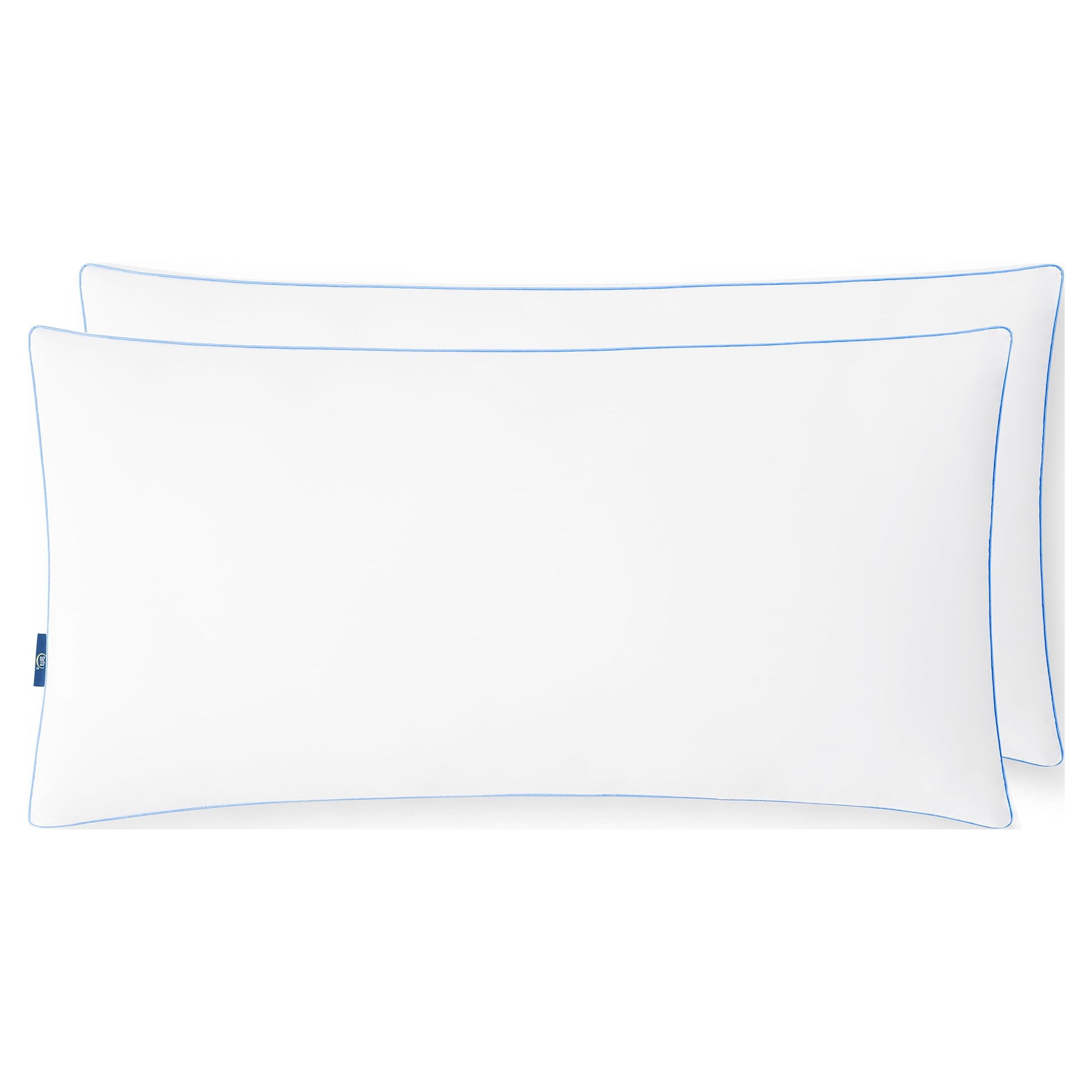 Sertapedic Extra Firm Bed Pillow, King, 2 Pack, Hypoallergenic - Image 2