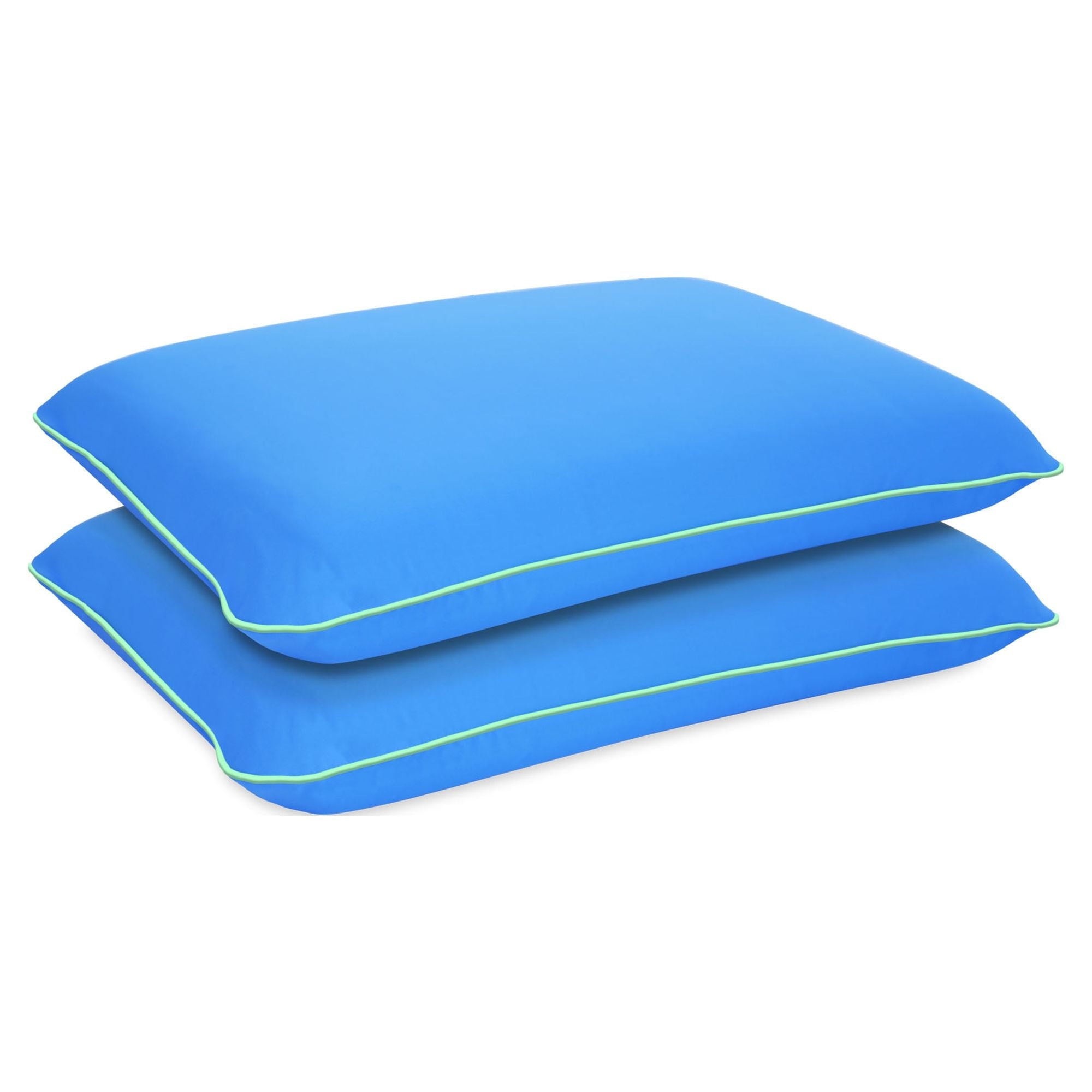 Memory Foam Fun Pillow with Cool-to-the-Touch Cover, Standard/Queen, Cosmic Blue, 2 Pack - Image 5