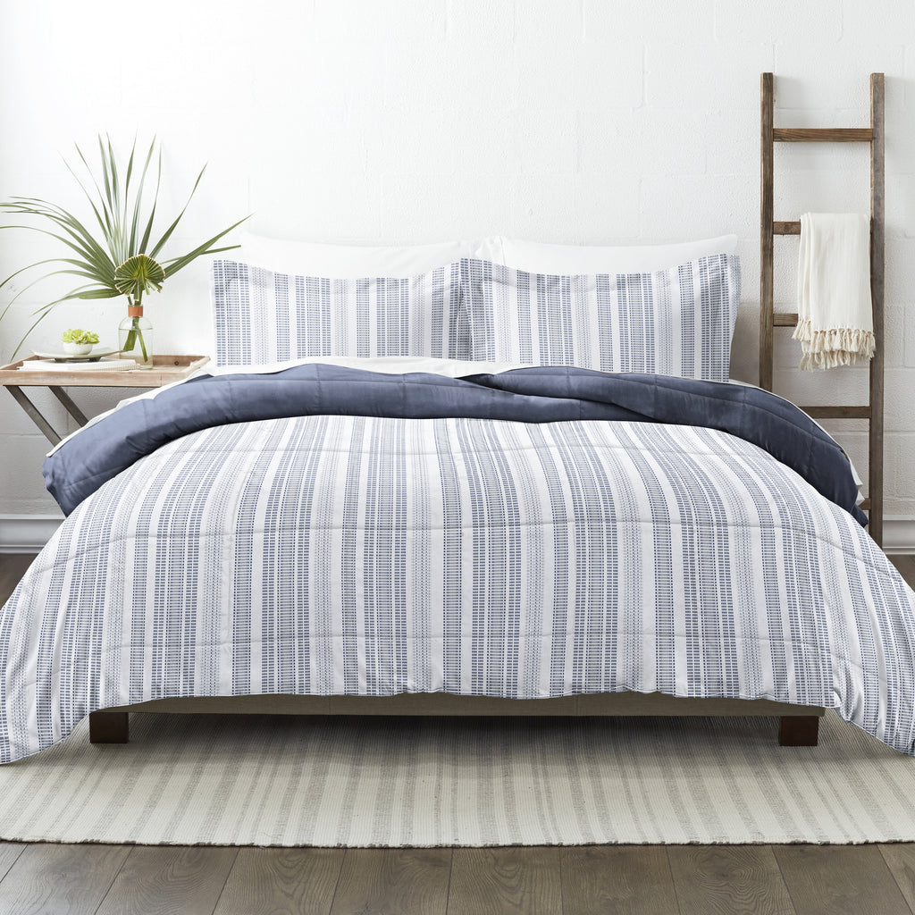 2-Piece Navy Farmhouse Dreams ReversiblePrint Comforter Set, Twin/TwinXL - Image 5