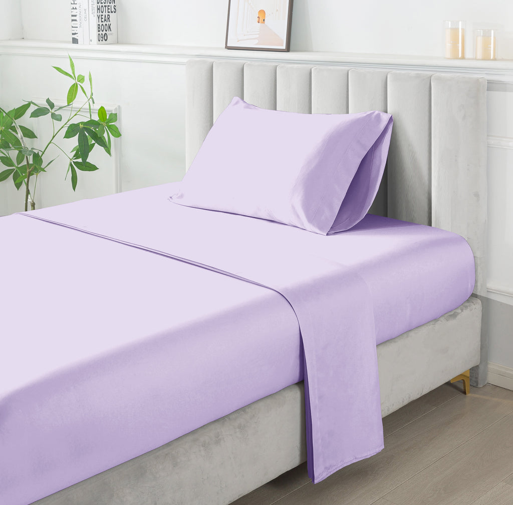 5-Piece Purple Metallic Foil Cheetah Bedding Set for Kids with Storage Bag, Twin - Image 4