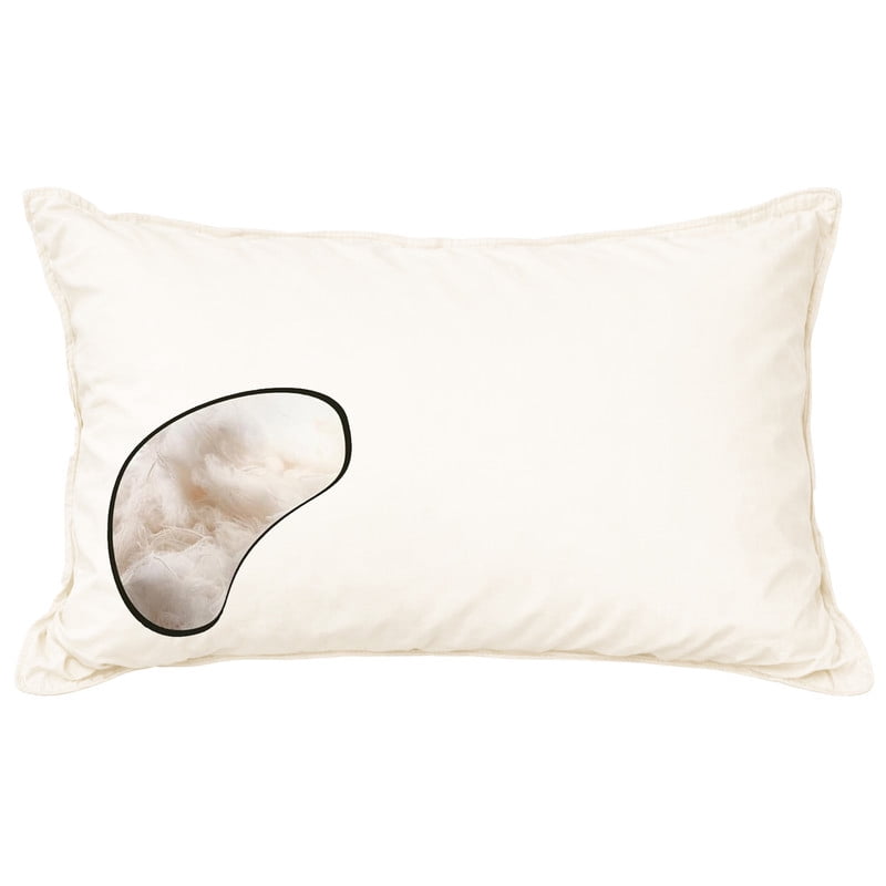 100% Organic Cotton Pillow with Organic Cotton Cover - GOTS CERTIFIED - Adjustable Loft, Head Neck Pain Relief, Back ... - Image 6