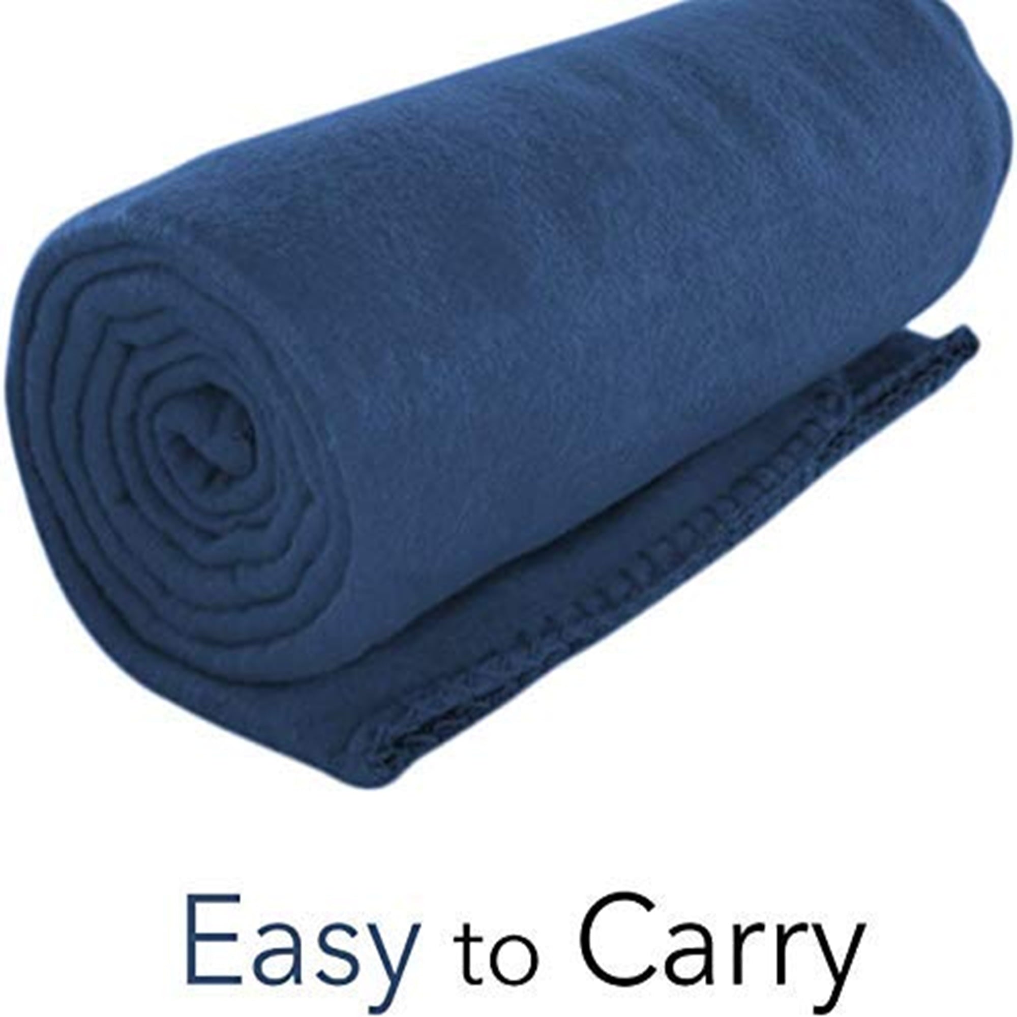 24 pack Adult Soft Fleece 40"L x 30"L Twin Throw Blankets for Homeless, Wedding Favors, Home in Assorted Colors - Image 5