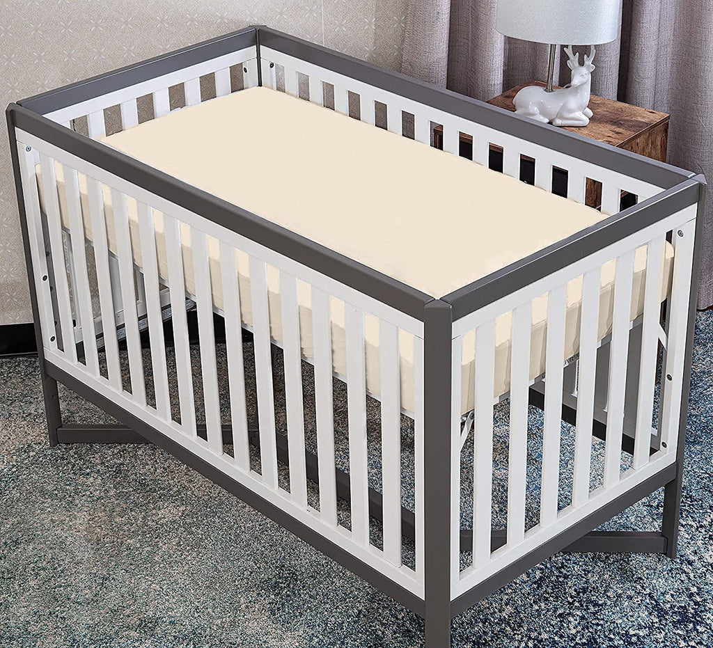 Luxurious Hotel Quality Crib Fitted Sheet – 100% Cotton – Ultra Soft, Skin-Friendly & Hypoallergenic – Deep Pocket Fi... - Image 3