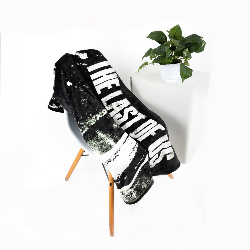 The Last of Us, Black and White Polyester Throw Blanket, 50" X 60" - Image 6