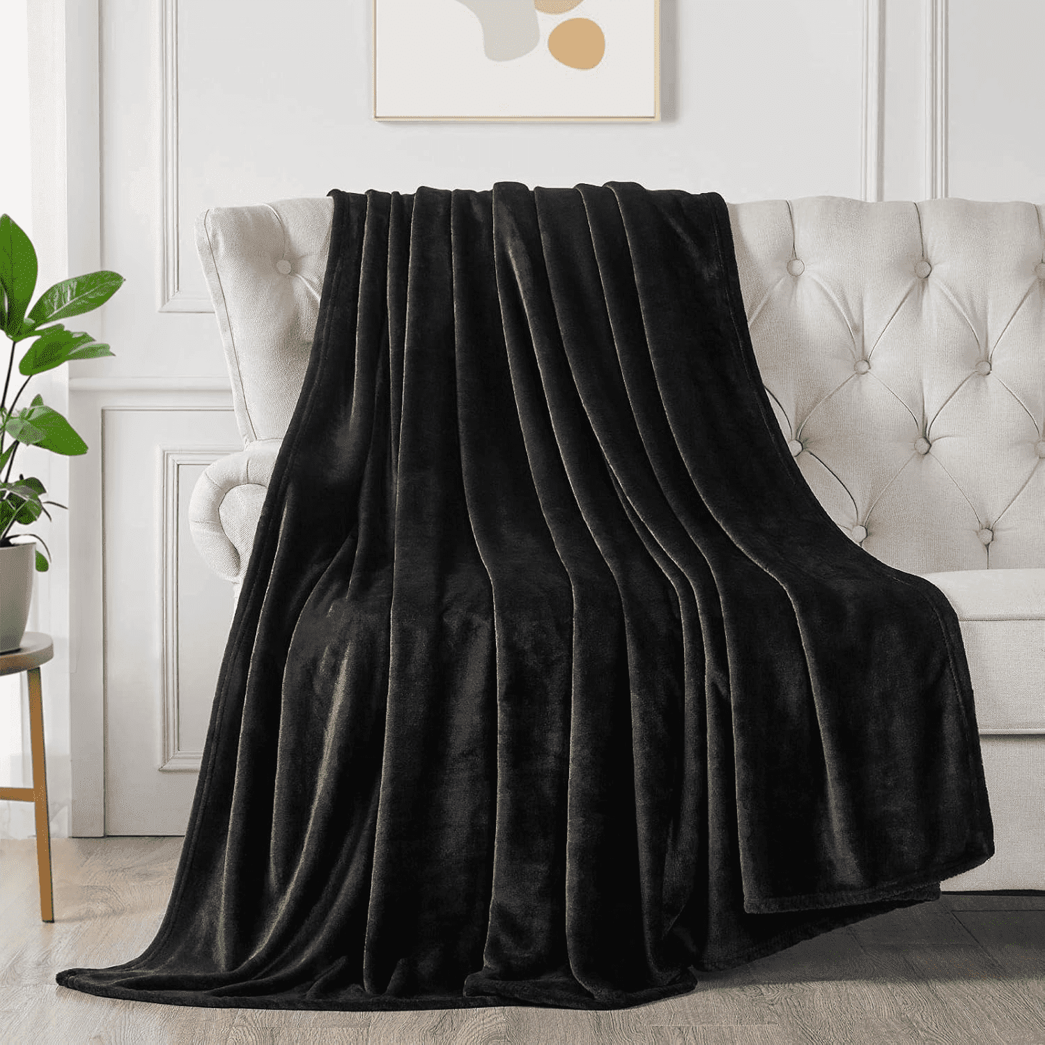 Throw Size Blanket, Luxury Plush Cozy Fuzzy Fleece Blanket, Super Soft Warm Big Lightweight Throw Blanket All Seasons Suitable, Versatile Th